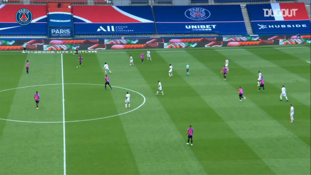 Neymar Jr scored the first goal against RC Lens